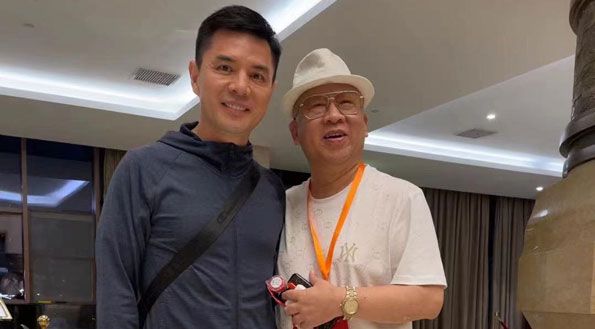 董事長與中央電視臺主持人趙普合影！