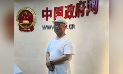 ●董事長(zhǎng)接受新華社采訪。